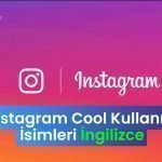 İnstagram Cool Kullanıcı İsimleri İngilizce