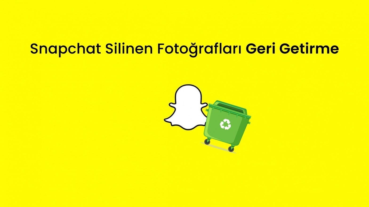 Snapchat Silinen Fotoğrafları Geri Getirme