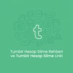 Tumblr Hesap Silme