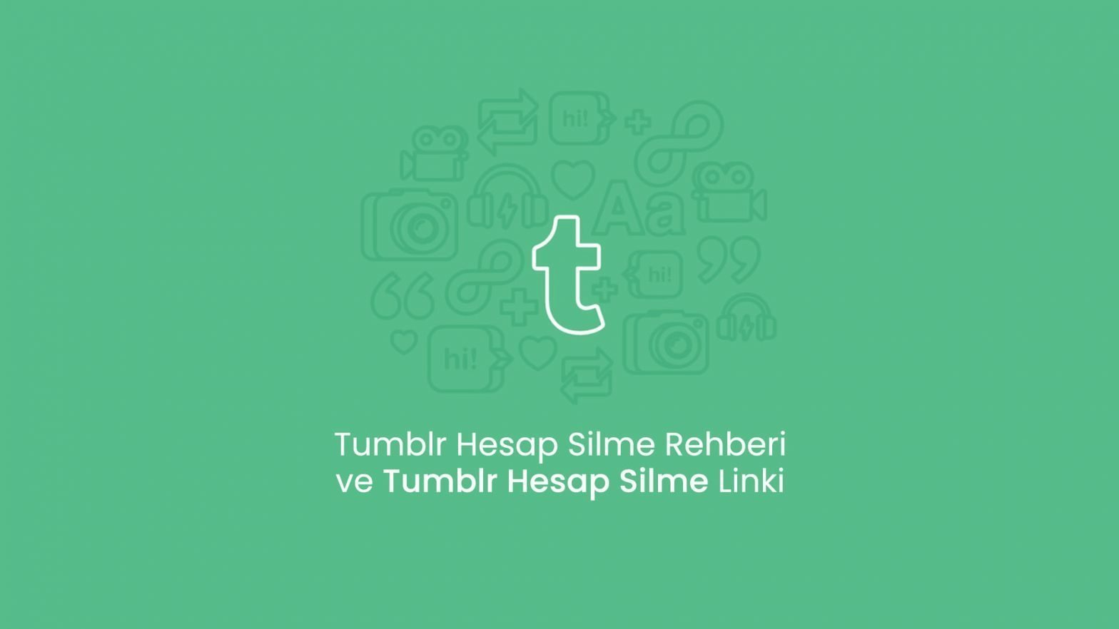 Tumblr Hesap Silme