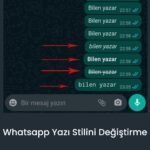 Whatsapp Yazı Stilini Değiştirme