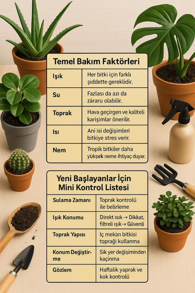 2025’in En Güçlü Rehberi: Evde Bitki Bakımı İpuçları ile Sağlıklı Büyüme